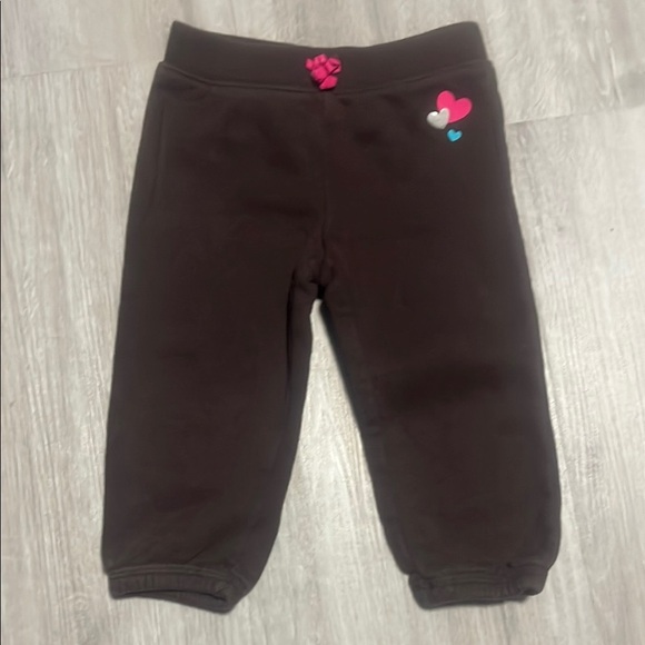 Jumping Beans Brown Kids Bottoms with Heart Accents 18M - Picture 1 of 1
